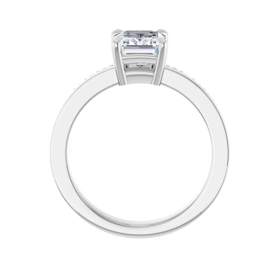 2 CTW Emerald Cut Diamond Engagement