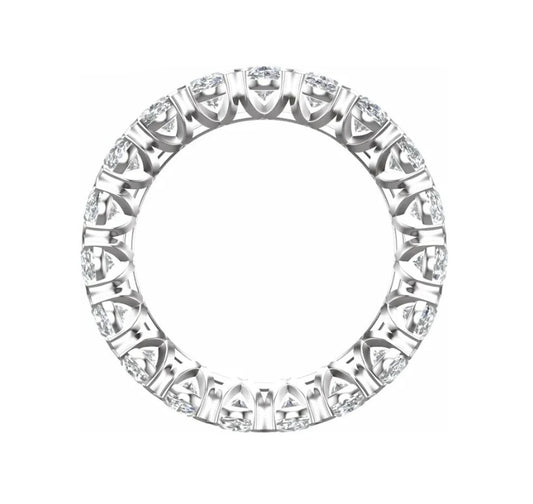 5 CTW Oval Diamond Eternity Band