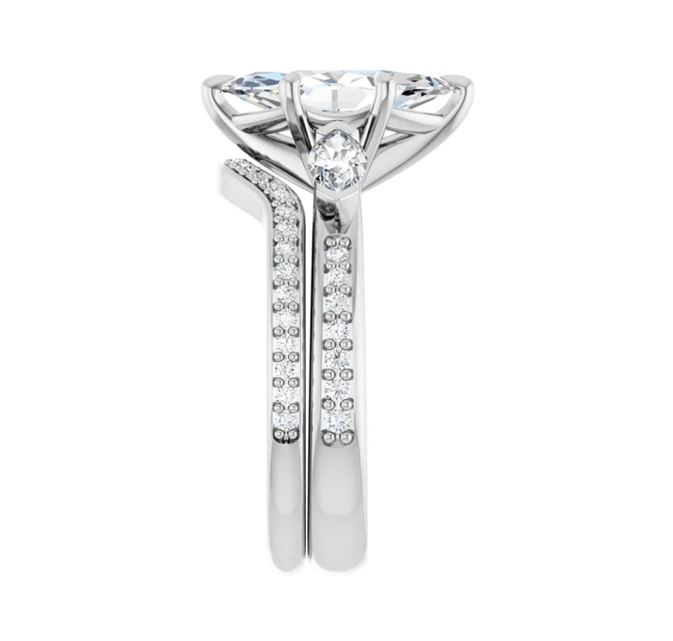 2 CTW Marquise Diamond Engagement Ring