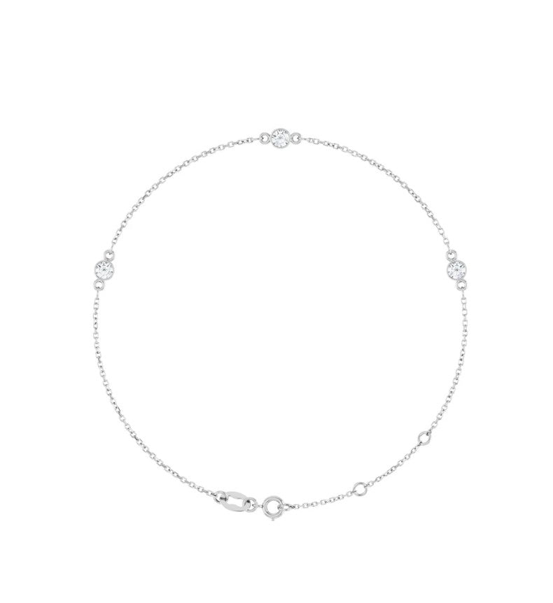 Diamond 6 1/2-7 1/2" Bracelet 14K