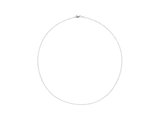 1 mm Diamond-Cut Cable 16" Chain 14K