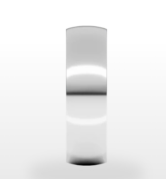 Comfort Fit Lightweight Half Round Band 14K