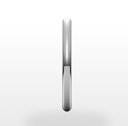 Comfort Fit Standard Weight Full Round Band 14K