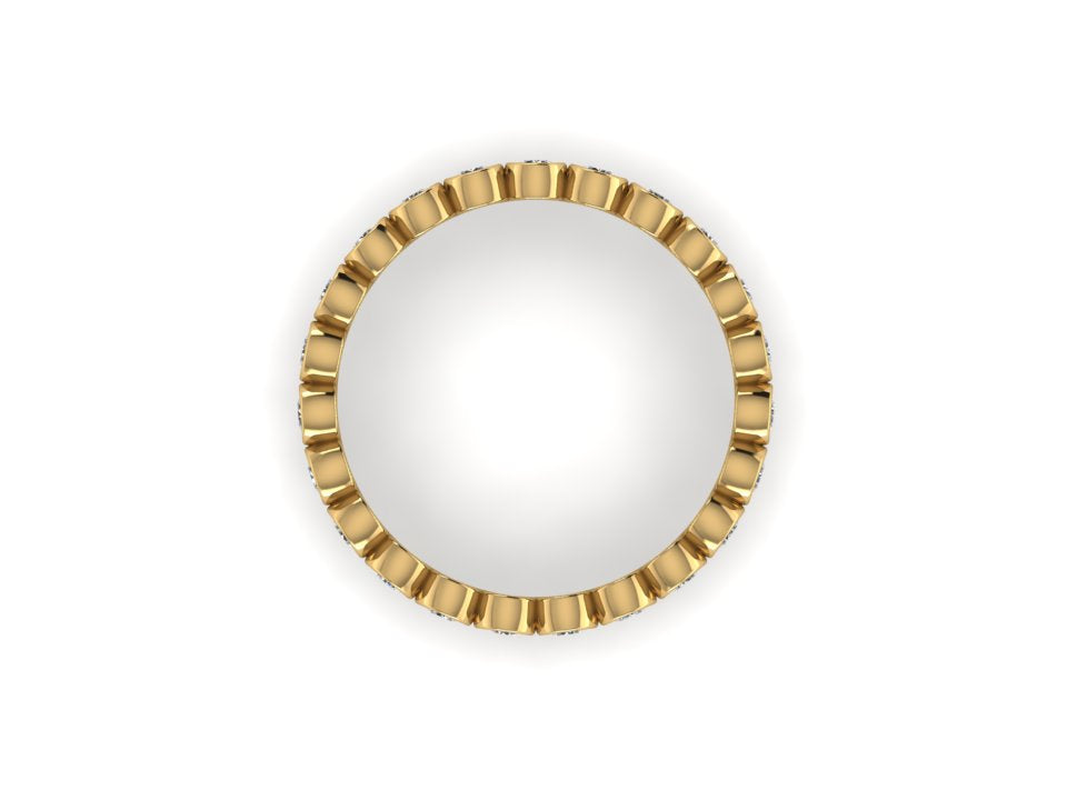 Eternity Bezel Band 14K
