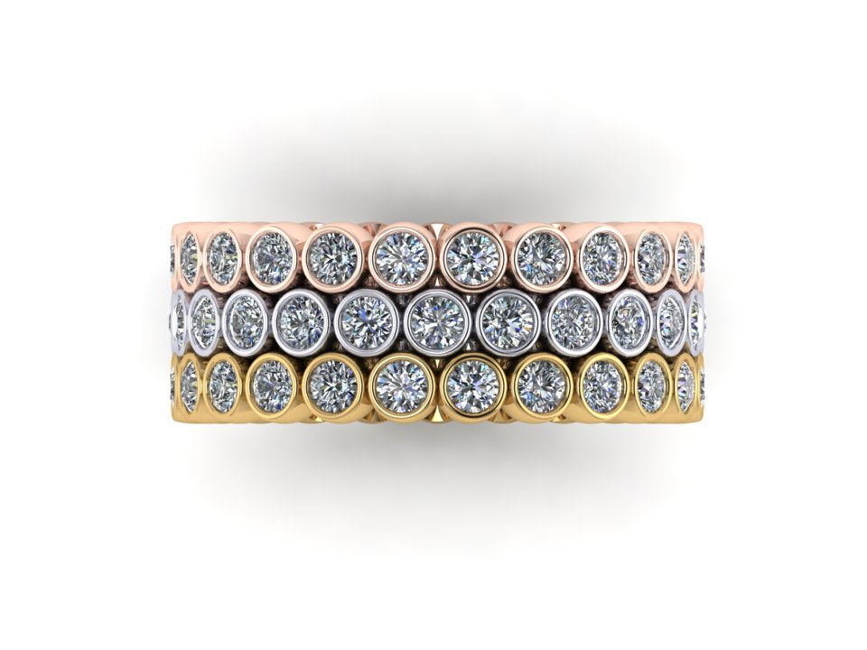 Eternity Bezel Band 14K