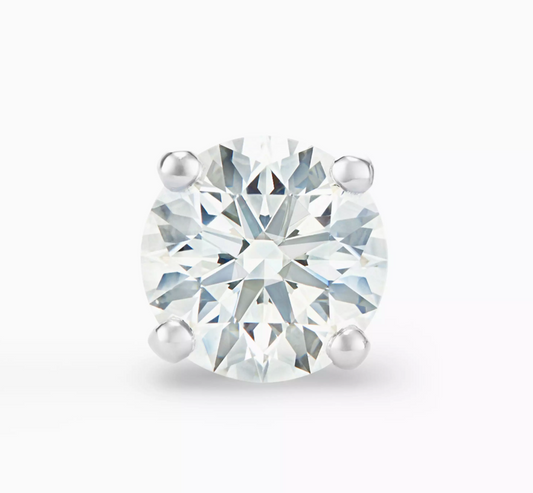 1 CTW Pair of Platinum Earrings Studs