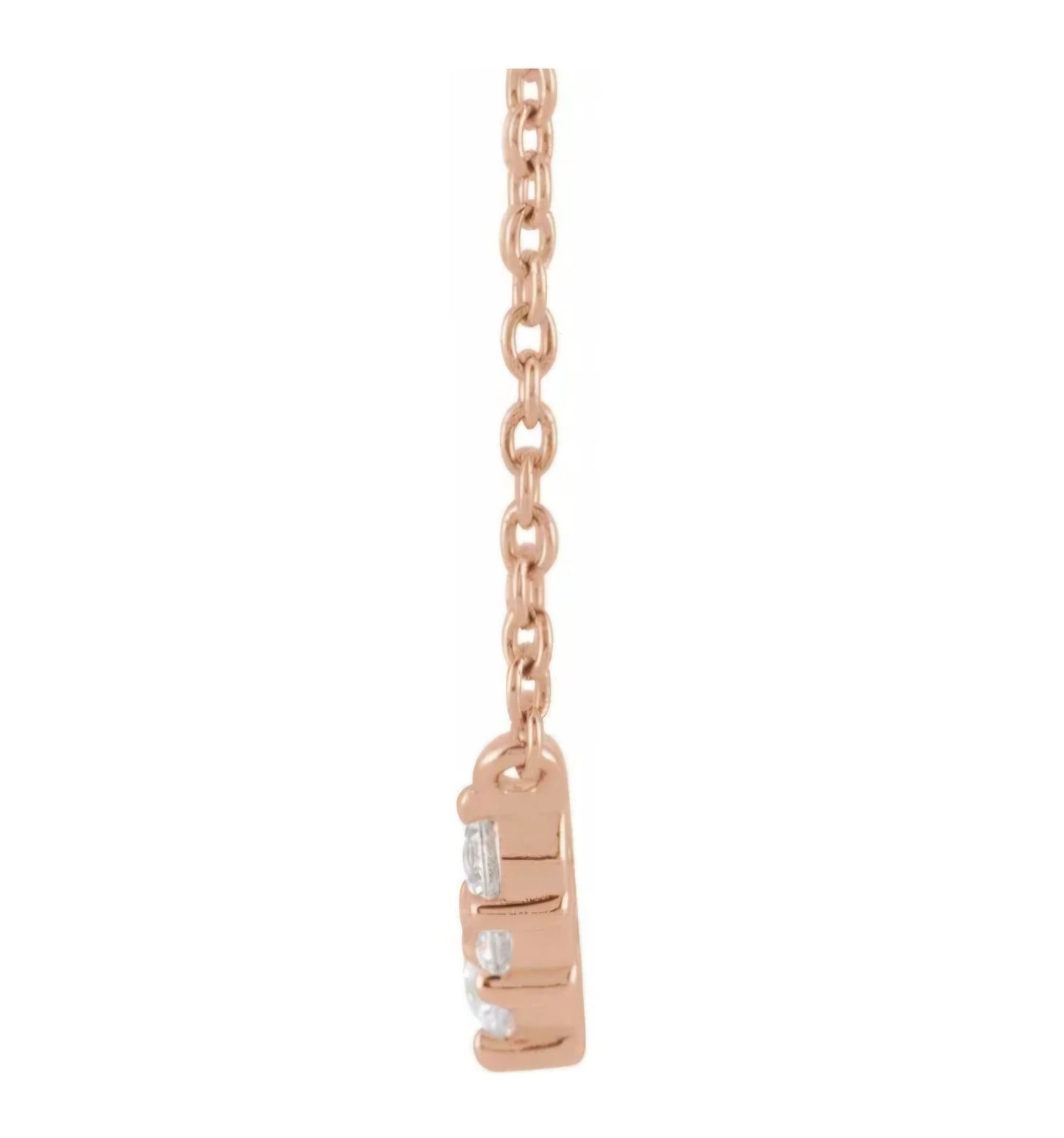 1/3 CTW Lab-Grown Diamond Graduated 18" Necklace 14K