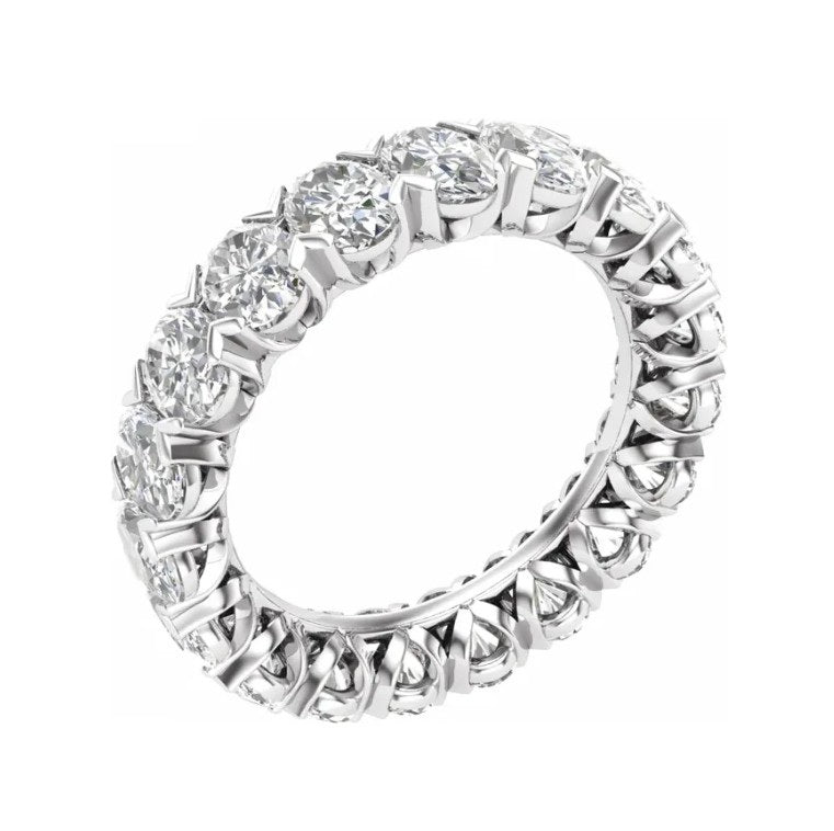 5 CTW Oval Diamond Eternity Band