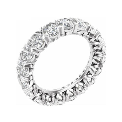 5 CTW Oval Diamond Eternity Band