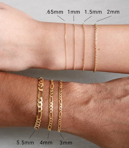1.5 mm Cable Chain 14K
