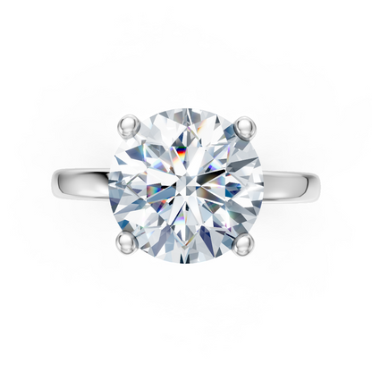 2CT Round Lucida Style Signature Engagement Ring
