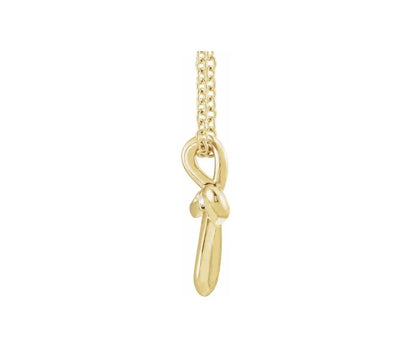 .02 CTW Natural Diamond Cross 16-18" Necklace