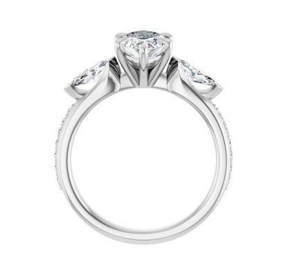 2 CTW Marquise Diamond Engagement Ring
