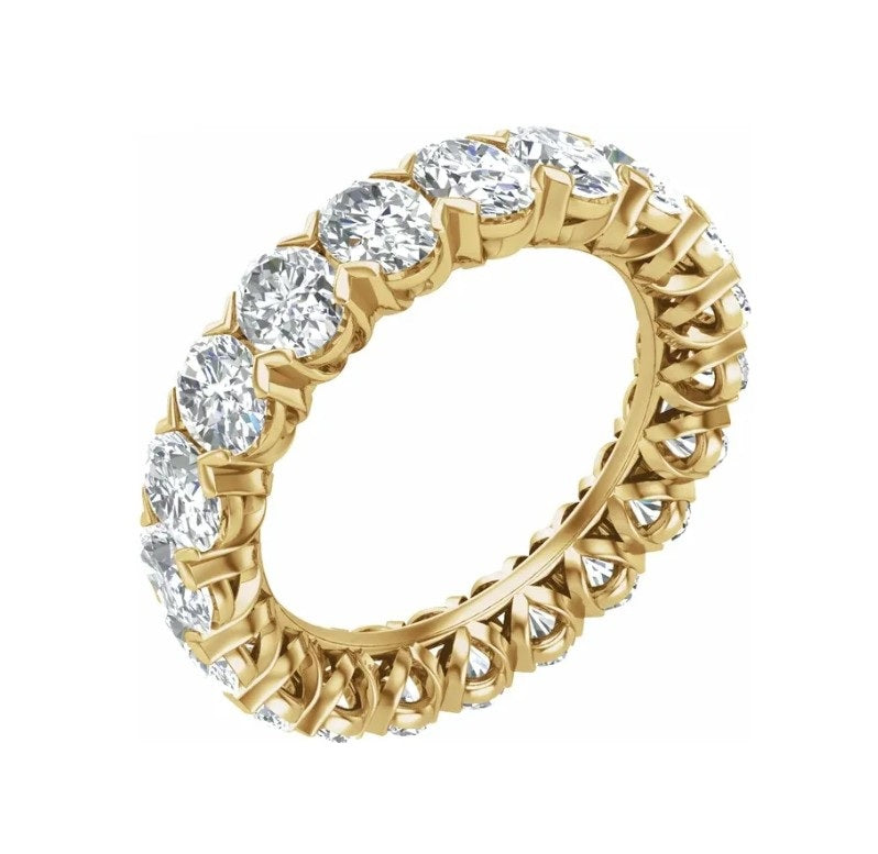 5 CTW Oval Diamond Eternity Band