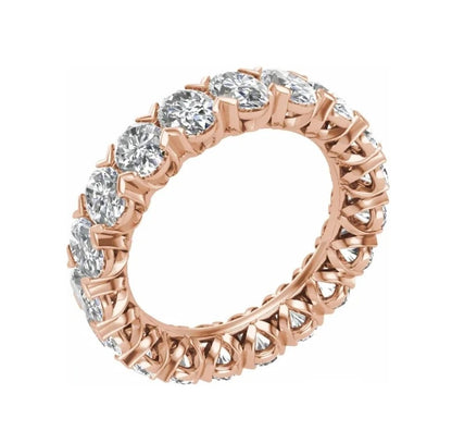 5 CTW Oval Diamond Eternity Band