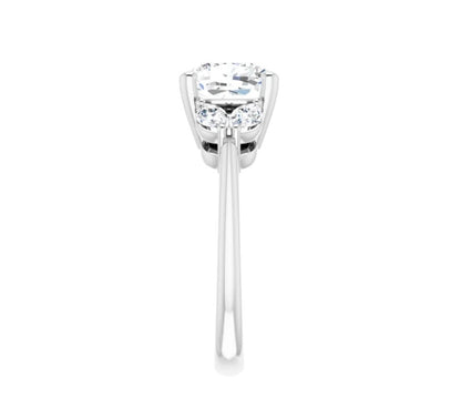 3 3/8 CTW Cushion Engagement Ring