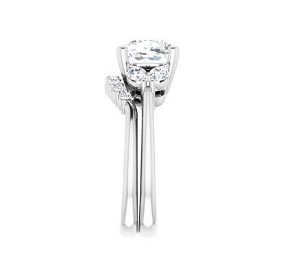 3 3/8 CTW Cushion Engagement Ring
