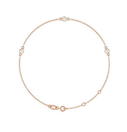 Diamond 6 1/2-7 1/2" Bracelet 14K
