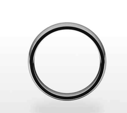 Comfort Fit Lightweight Half Round Band 14K