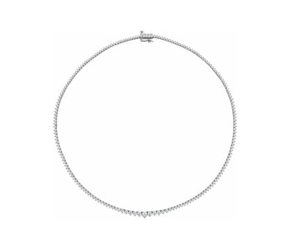 6 5/8 CTW Lab-Grown Diamond 16 1/2" Line Necklace 14K