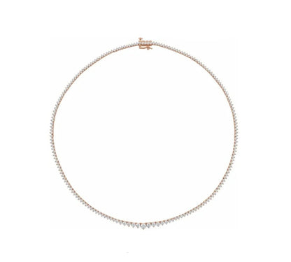 6 5/8 CTW Lab-Grown Diamond 16 1/2" Line Necklace 14K