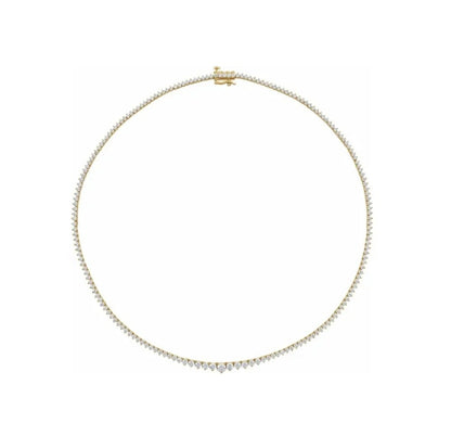 6 5/8 CTW Lab-Grown Diamond 16 1/2" Line Necklace 14K