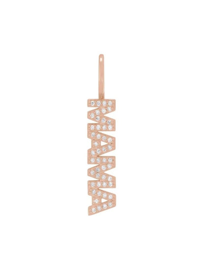 1/10 CTW Natural Diamond Mama Charm/Pendant