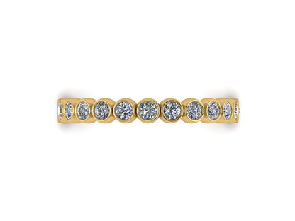 Eternity Bezel Band 14K