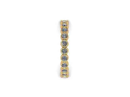 Eternity Bezel Band 14K