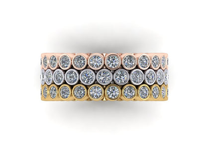 Eternity Bezel Band 14K