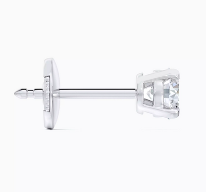 1 CTW Pair of Platinum Earrings Studs