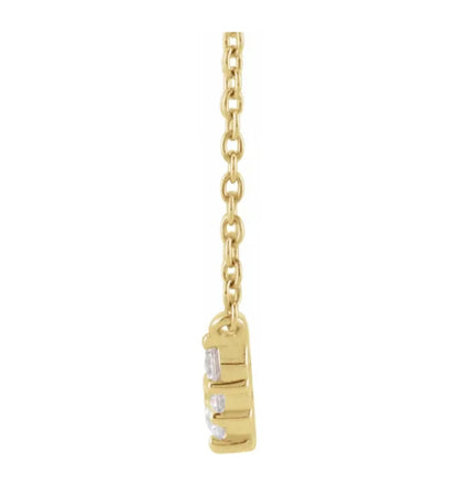 1/3 CTW Lab-Grown Diamond Graduated 18" Necklace 14K
