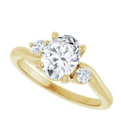 1 1/6 CTW Accented Diamond Ring