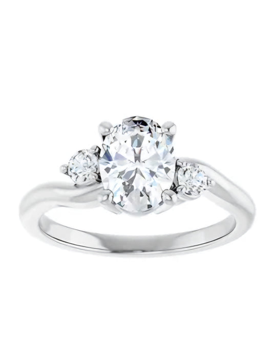 1 1/6 CTW Accented Diamond Ring