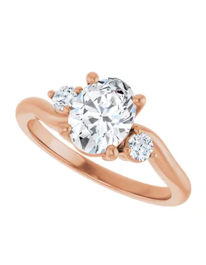 1 1/6 CTW Accented Diamond Ring
