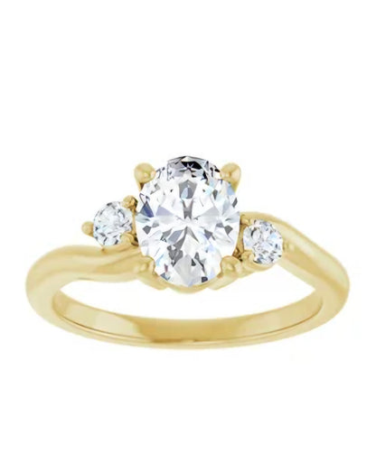 1 1/6 CTW Accented Diamond Ring