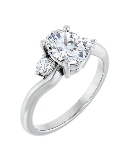 1 1/6 CTW Accented Diamond Ring