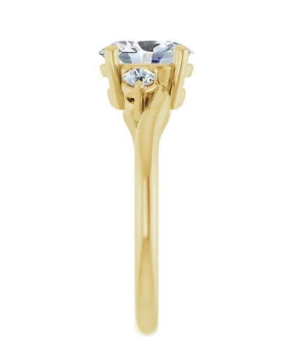 1 1/6 CTW Accented Diamond Ring